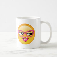 Emoji Flirty Girl ID227 Coffee Mug