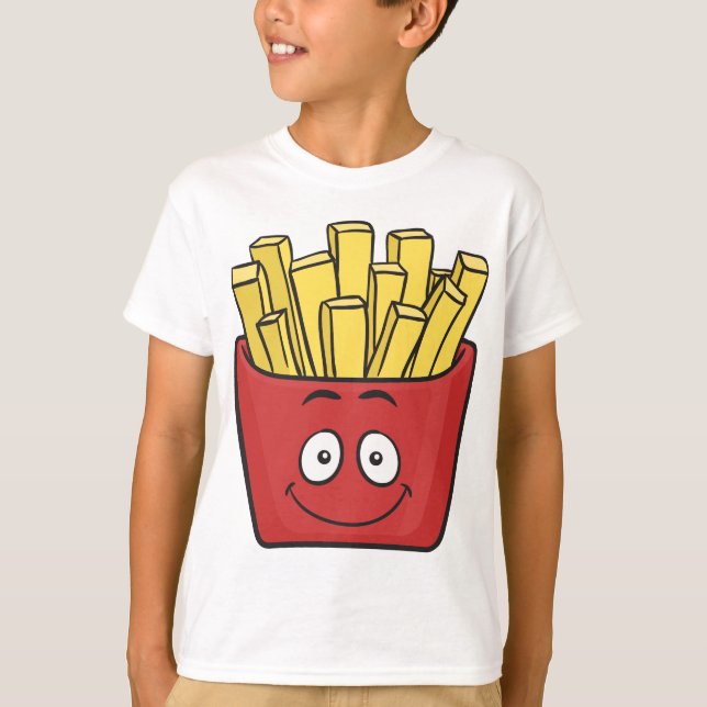Emoji French Fries T-Shirt (Front)