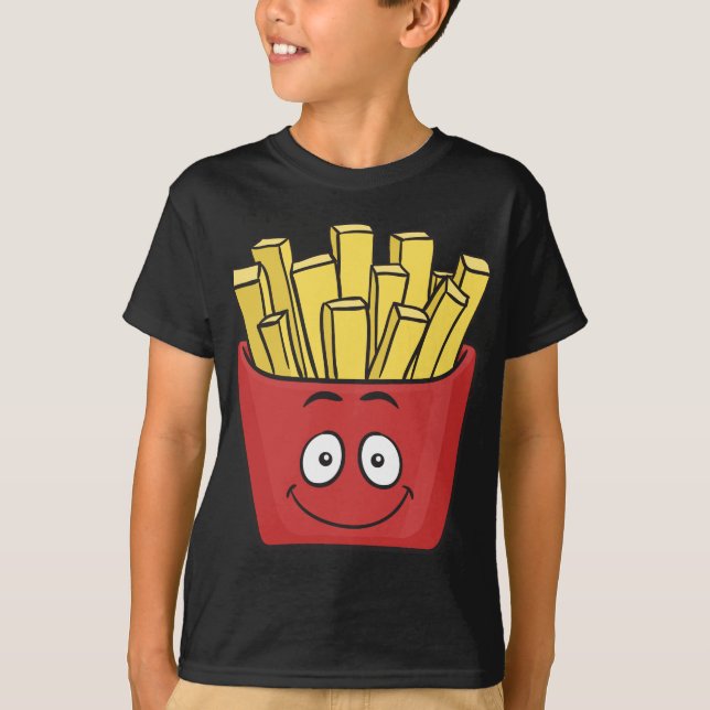 Emoji French Fries T-Shirt (Front)