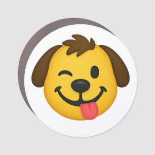 Emoji Fun Dog - Kawaii Lovers Style Car Magnet