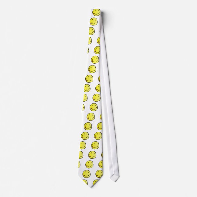 emoji grunge neck tie (Front)