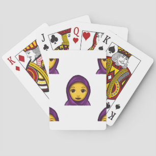 emoji hajib poker cards