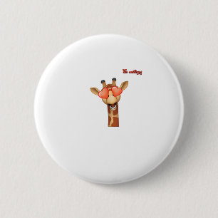 emoji happy love eyes giraffe face button