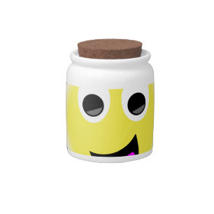 emoji hologram candy jar