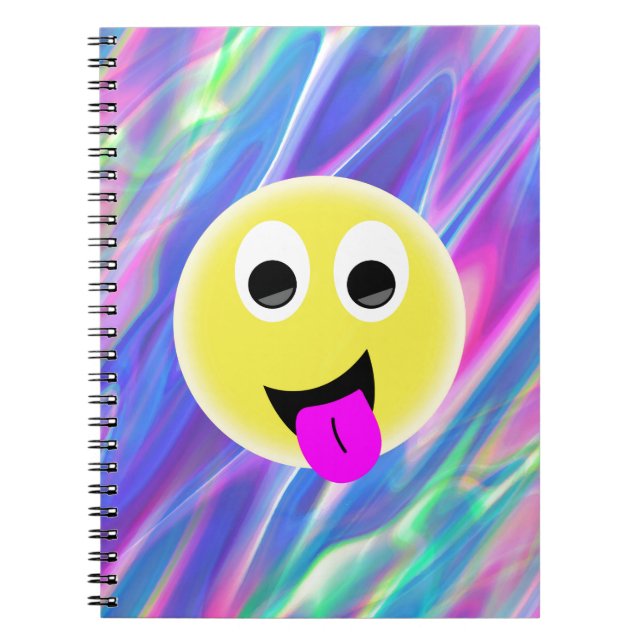 emoji hologram notebook (Front)