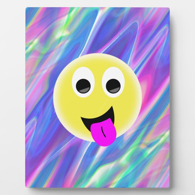 emoji hologram plaque (Front)