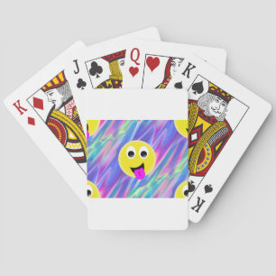 emoji hologram poker cards