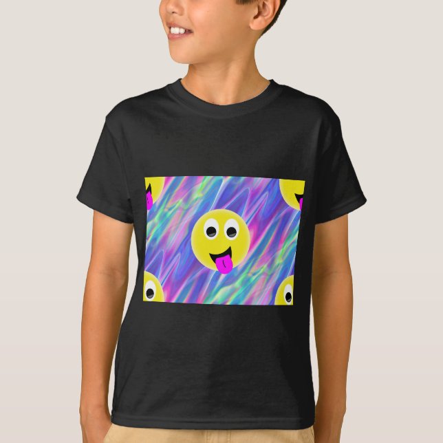emoji hologram T-Shirt (Front)