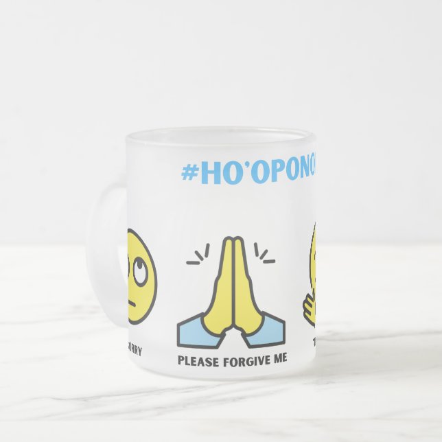 Emoji Ho'oponopono Coffee Mug (Front Left)