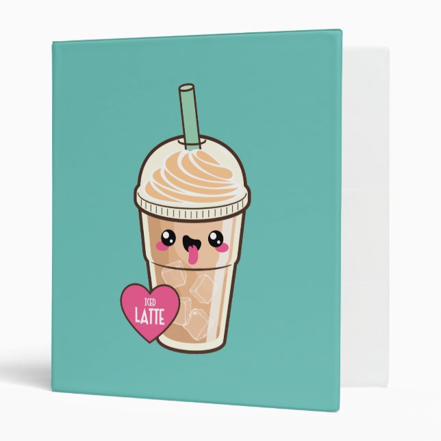 Emoji Iced Latte Binder (Front/Inside)