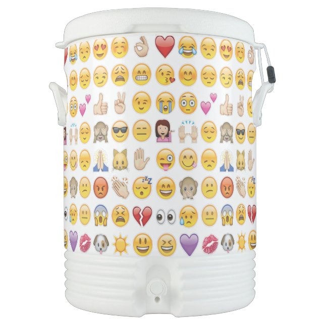 emoji igloo cooler (Front)
