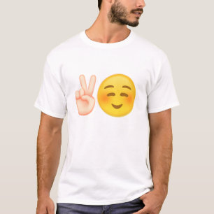 Emoji inspired peace design T-Shirt