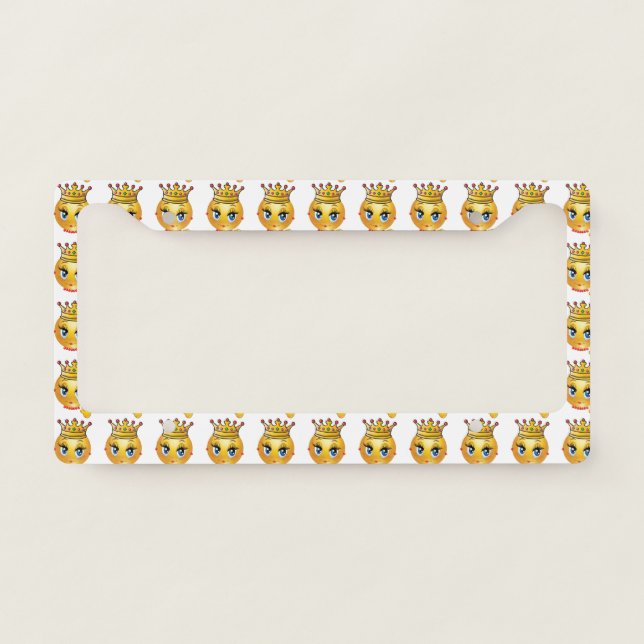 emoji license plate frame (Front)