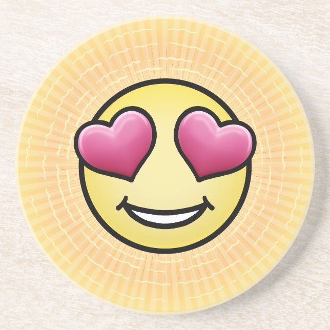 Emoji Love Coaster (Front)