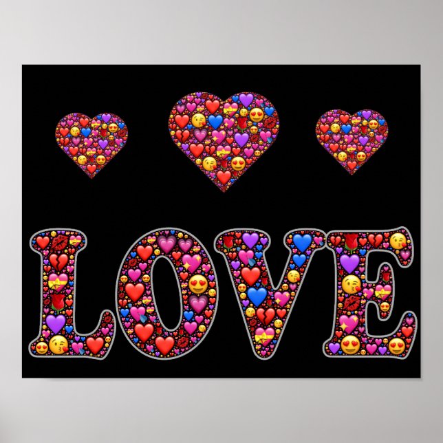 Emoji love poster (Front)