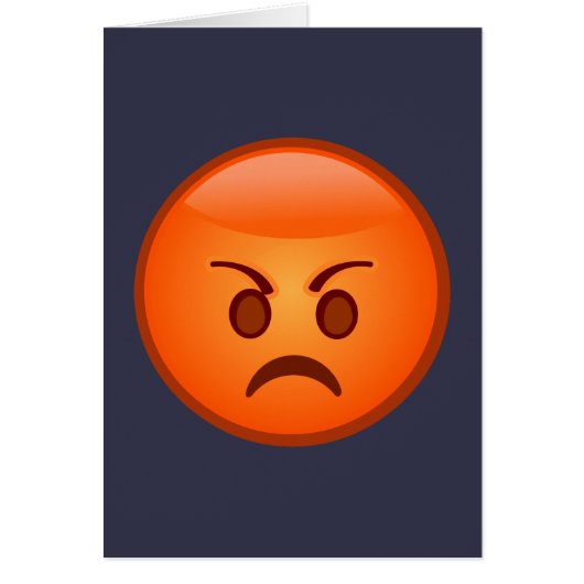 Emoji Mad Face Cards (Front)