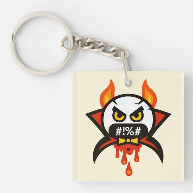 Emoji Madness Keychain (Front)