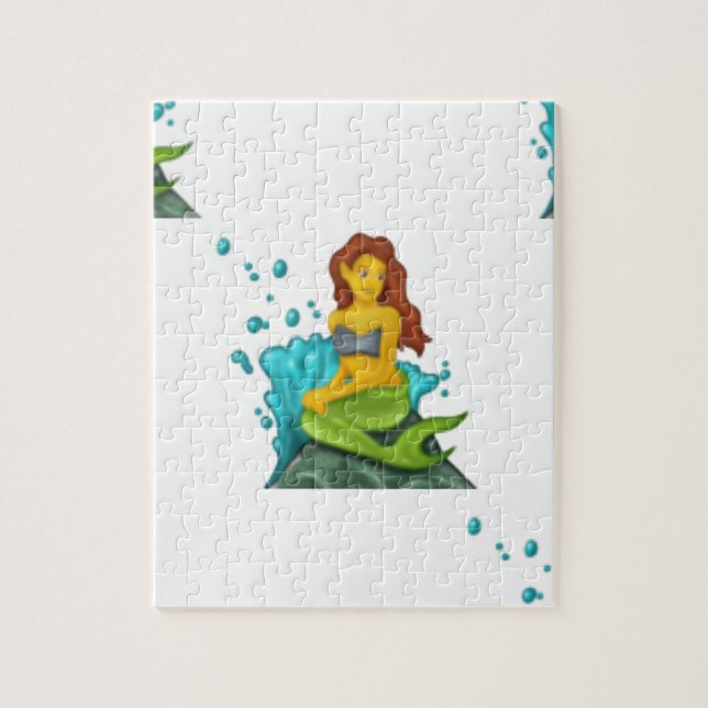 emoji mermaid jigsaw puzzle (Vertical)
