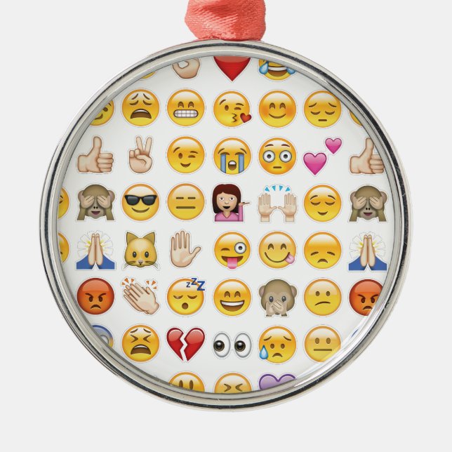 emoji metal ornament (Front)