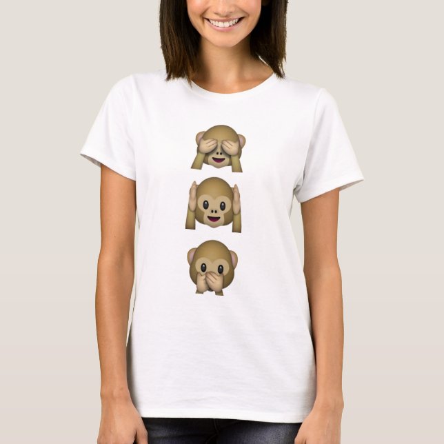 Emoji Monkeys T-Shirt (Front)