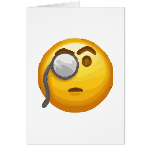 emoji monocle cards (Front)