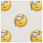 emoji monocle fabric