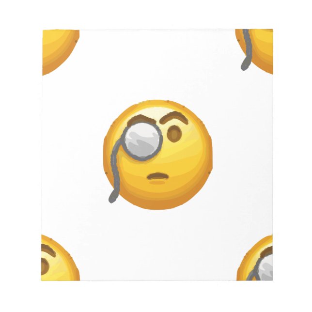 emoji monocle notepad (Front)