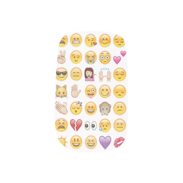 emoji nail wraps (Right Thumb)