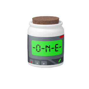 emoji pager candy jar
