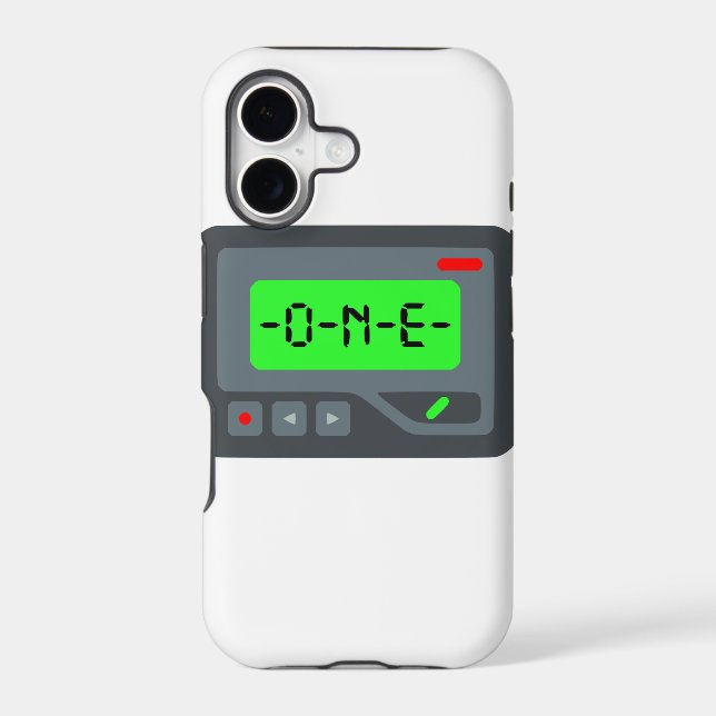 emoji pager iphone case (Back)