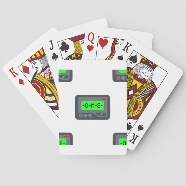 emoji pager poker cards (Back)