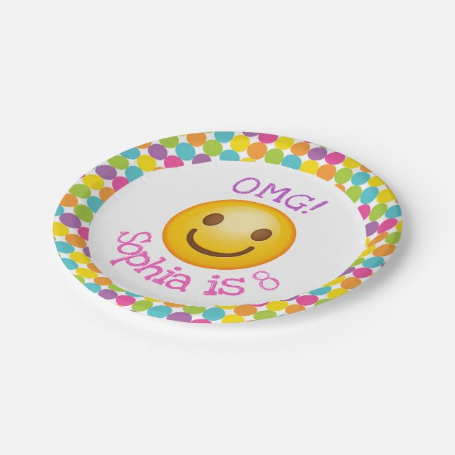 Emoji Paper Plates (Angled)