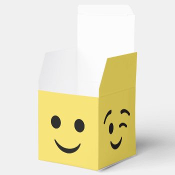 Emoji Party Favor Boxes by BloomDesignsOnline at Zazzle