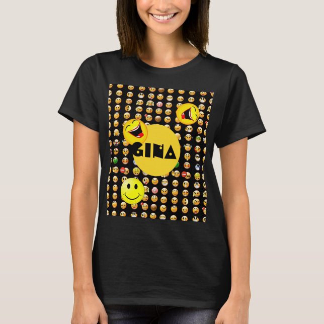 Emoji Party personalized T-Shirt (Front)