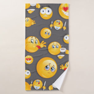 Emoji Pattern 2 Bath Towel