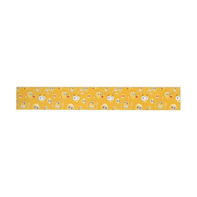 Emoji Pattern 2 Wrap Around Address Label (Individual)