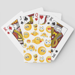 Emoji Pattern Poker Cards