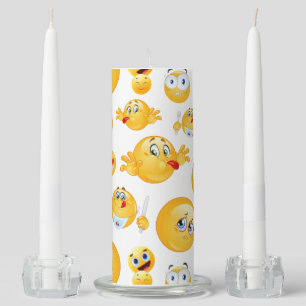 Emoji Pattern Unity Candle Set