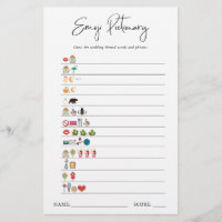 Emoji Pictionary | Bridal Shower Game