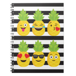 emoji pineapple notebook