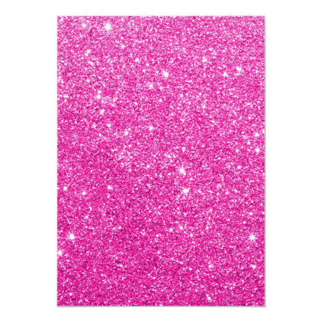 Emoji Pink Glitter Birthday Invitation