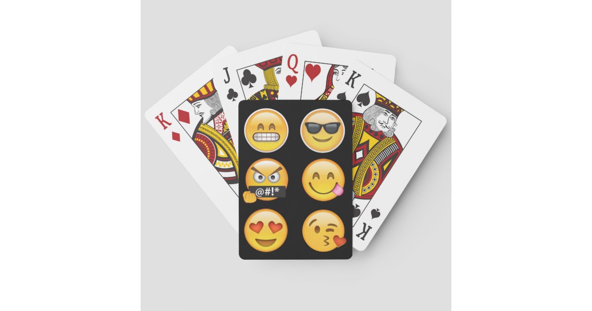 Emoji Playing Cards Zazzle