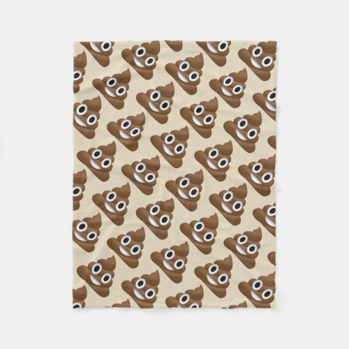 Emoji Poo Fleece Blanket