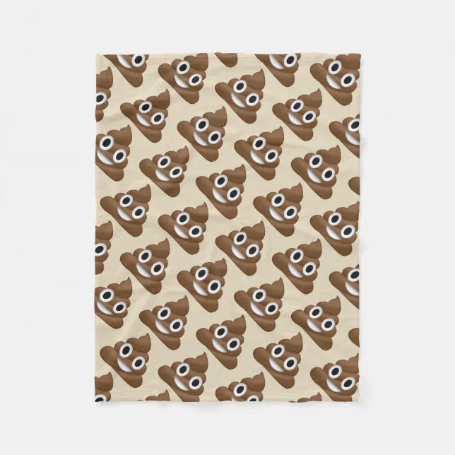 Emoji Poo Fleece Blanket Zazzle