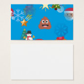emoji poop christmas (Front & Back)