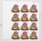 Emoji poop girl (Front/Back)
