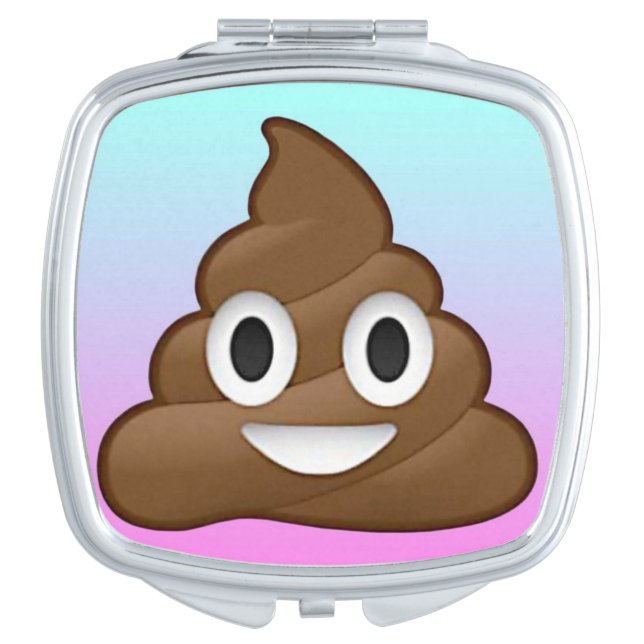 Emoji Poop Mirror For Makeup (Front)