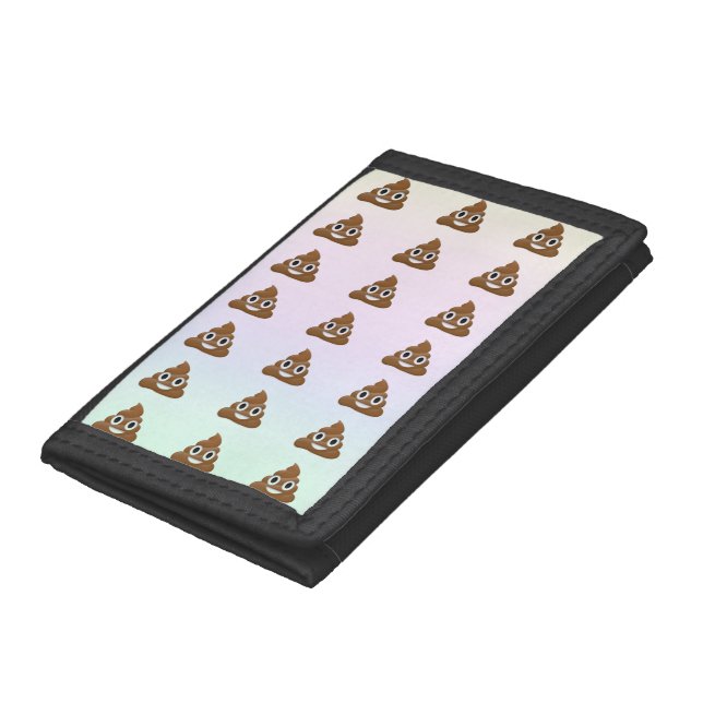 Emoji poop wallet! trifold wallet (Bottom)