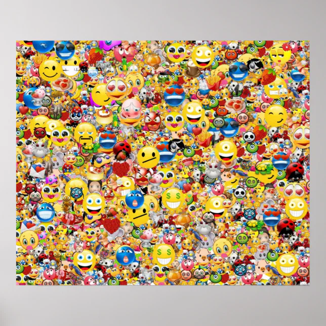 emoji poster | Zazzle