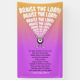 Emoji Praising God Banner